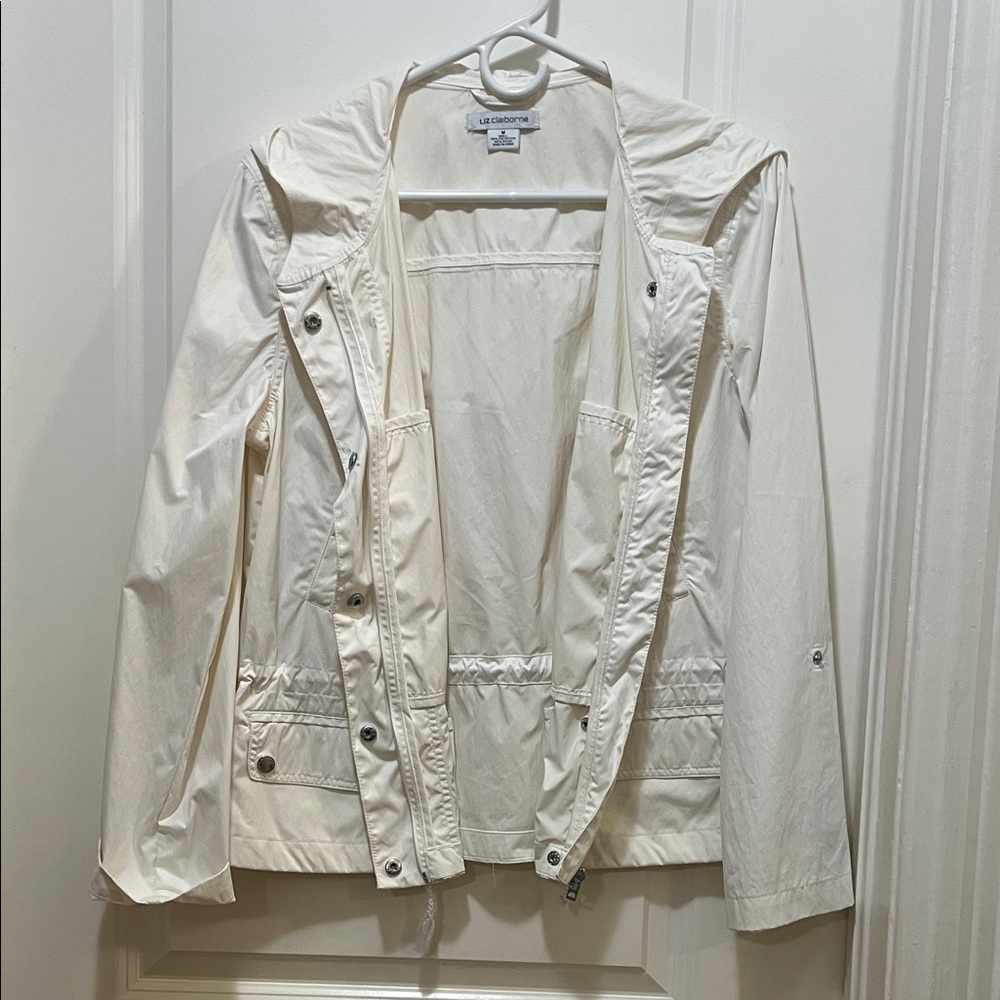 Liz Claiborne Women's Off-White Utility Jacket M